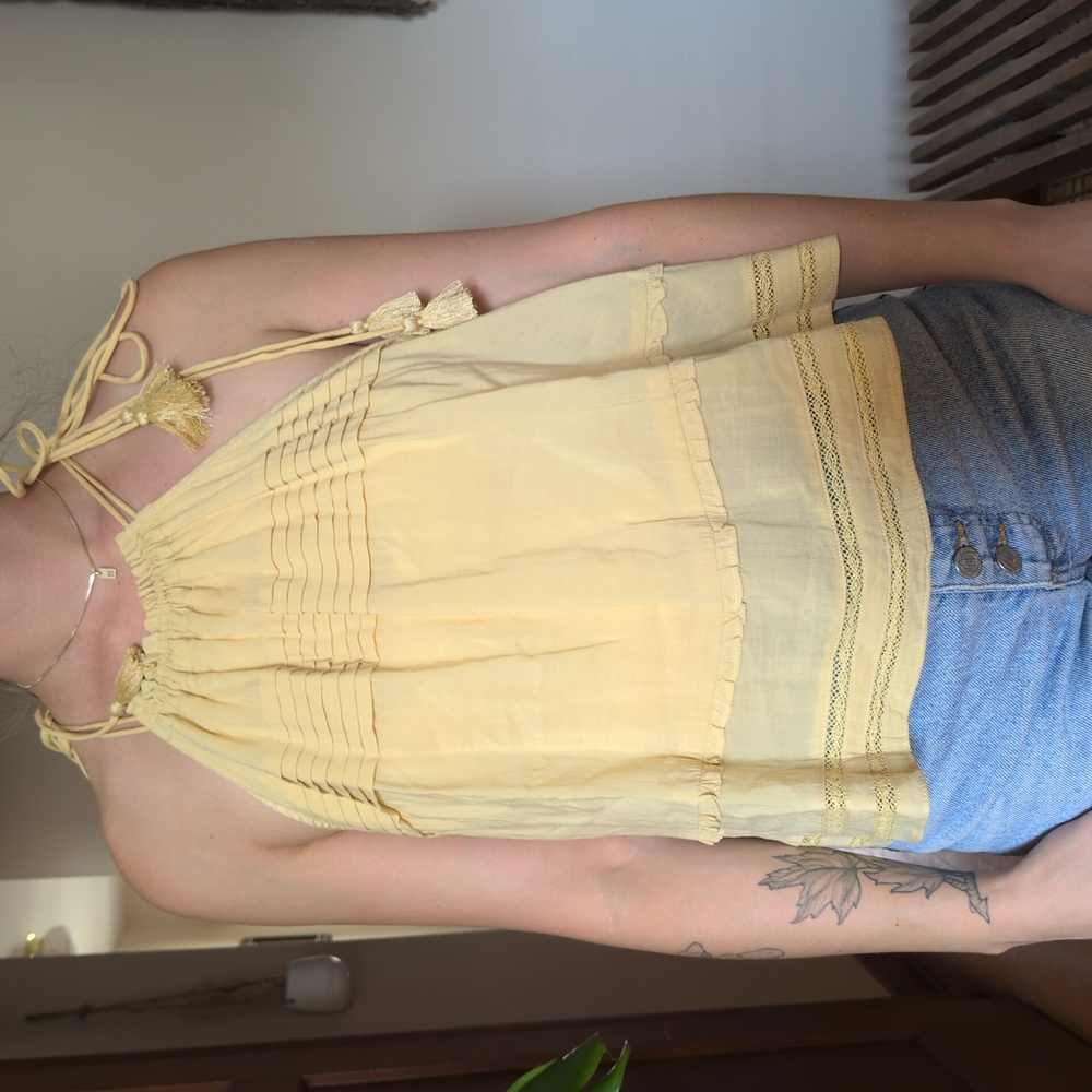 Free People tank top (built in onesie)